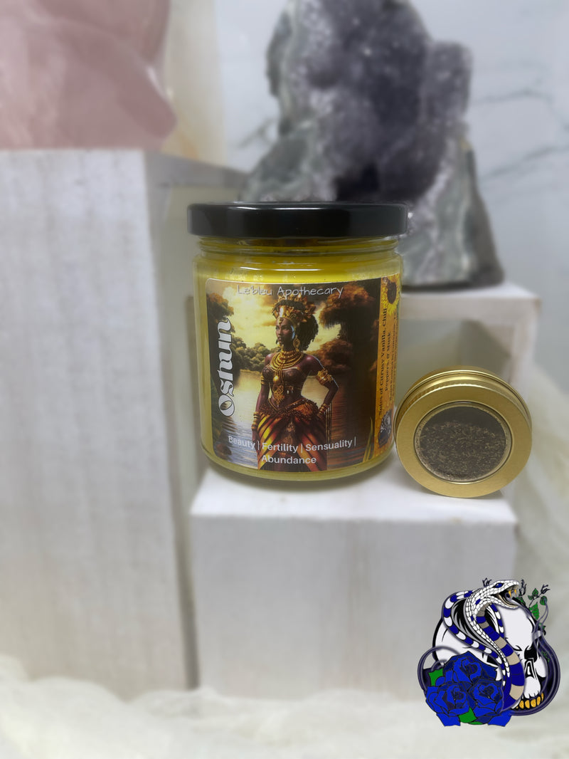 Oshun Ritual Offering Devotional Candles